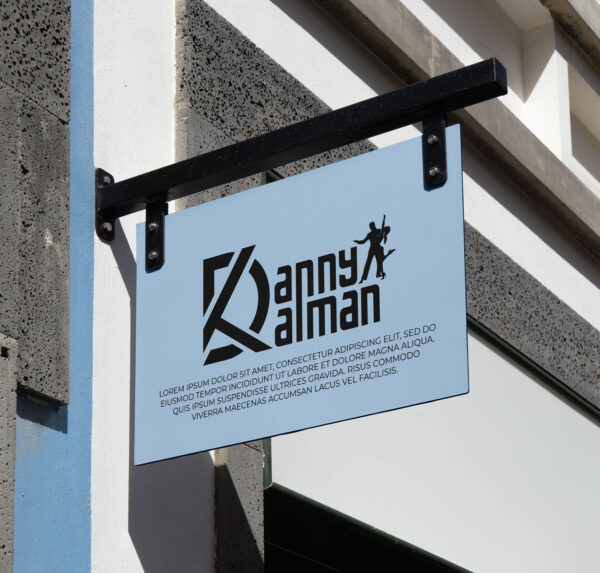 Hanging Rectangle Sign Danny Kalman