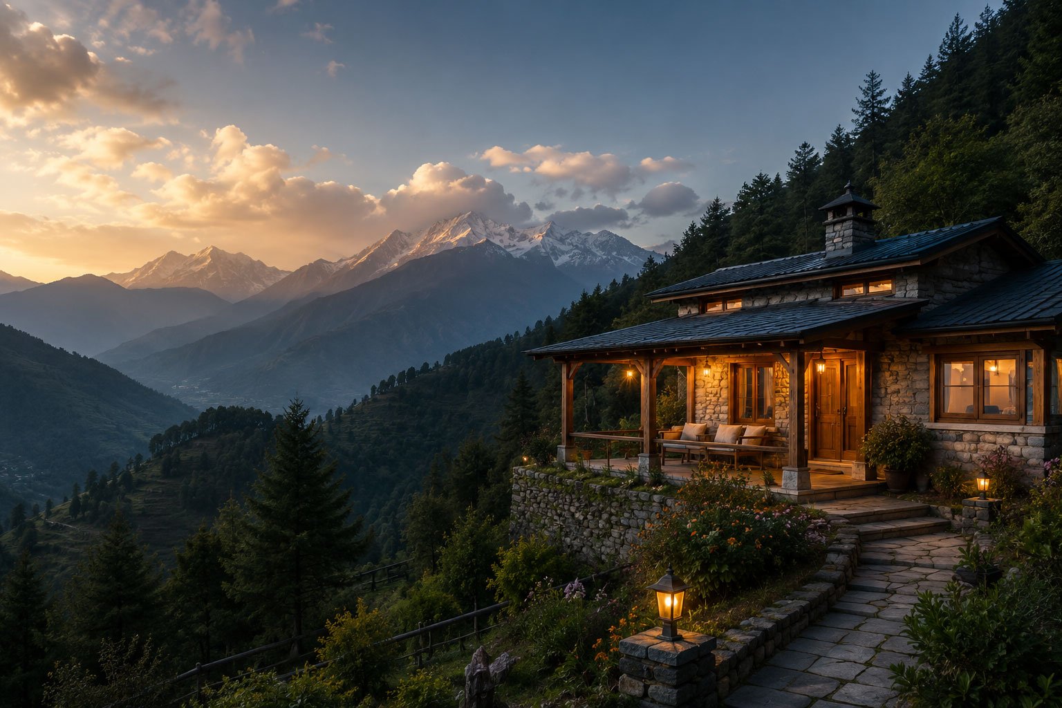 Luxury mountain homestay
