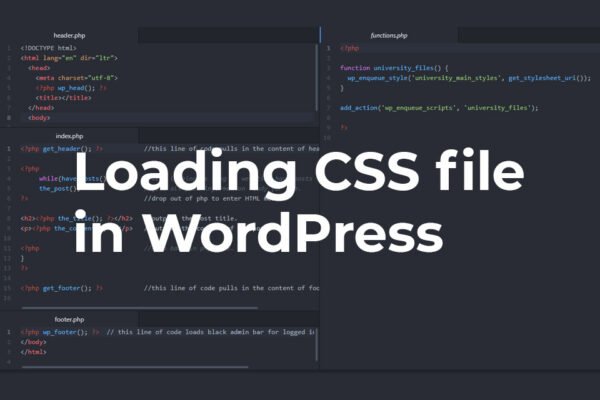 Loading CSS file in WordPress - Buildbrand