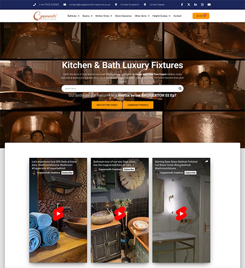 Testimonial by Coppersmith Creations Ltd. for Buidbrand Website Design Service